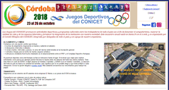 Desktop Screenshot of olimpiadas.santafe-conicet.gob.ar