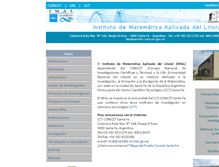 Tablet Screenshot of imal.santafe-conicet.gov.ar