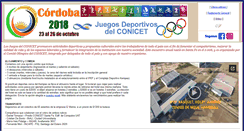 Desktop Screenshot of olimpiadas.santafe-conicet.gov.ar